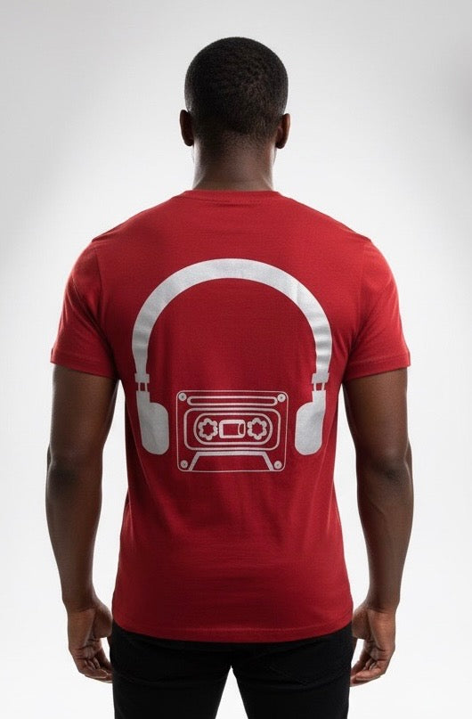 Short Sleeve "Rewind Series" Reflective Design T-Shirt